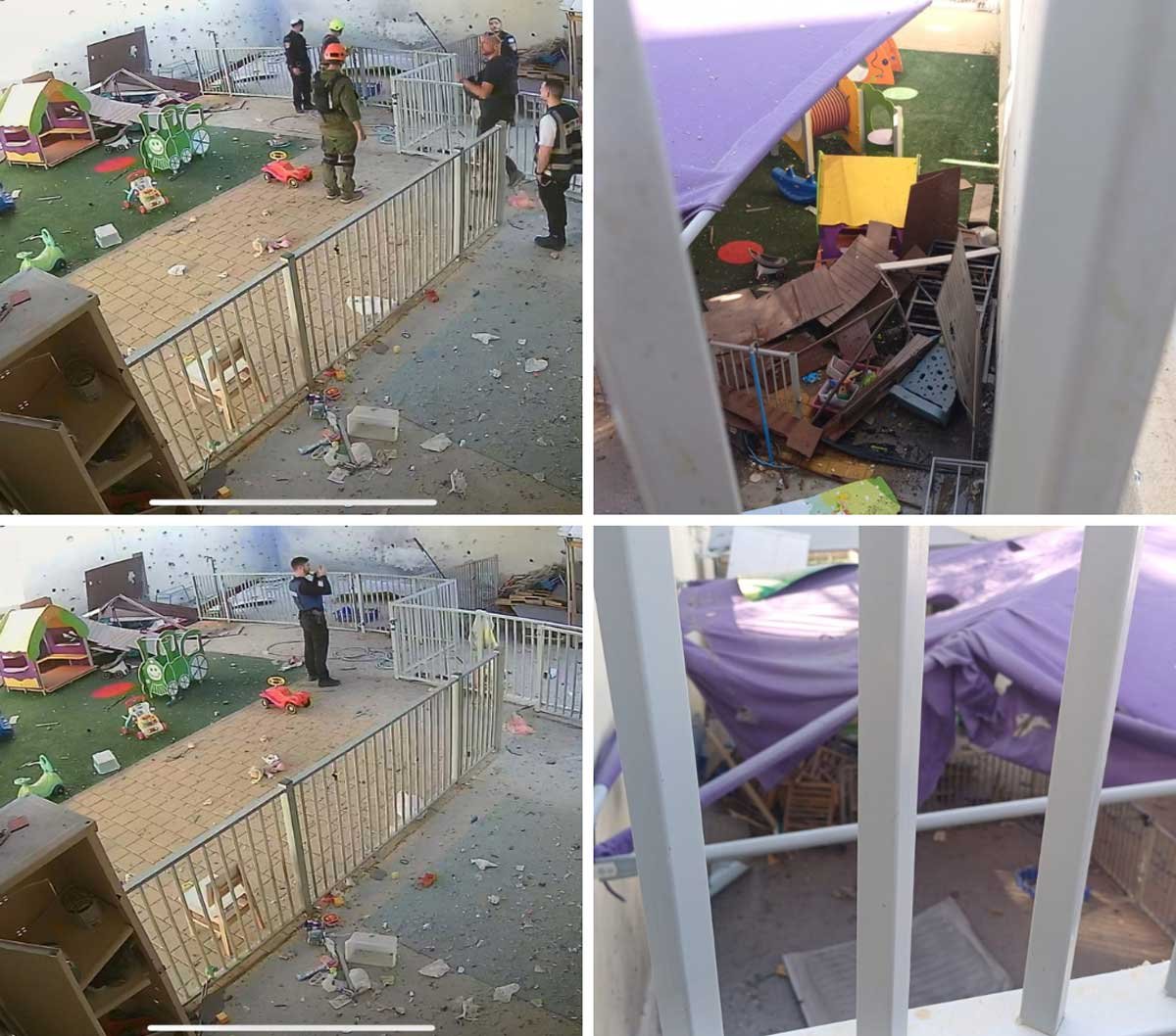 Our daycare center was hit